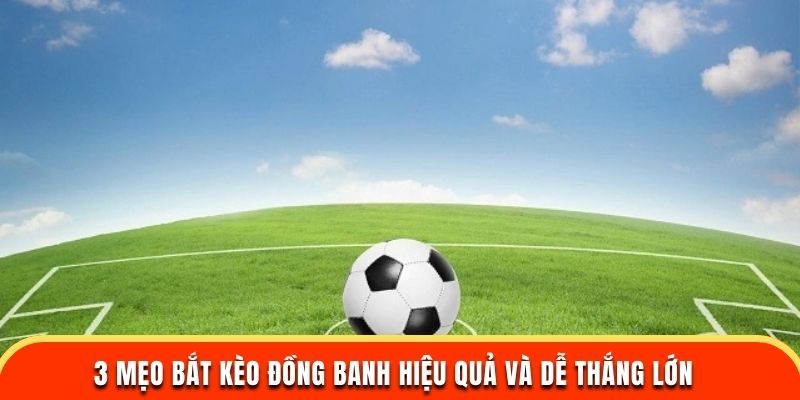 Kèo đồng banh là loại kèo áp dụng cho hai động thực lực nganh nhau
